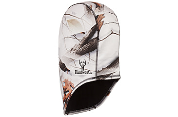 Image of Huntworth Rawline Reversible Hunting Performance Fleece Balaclava - Mens, Snow Camo Brown/Black, One Size, E-5517-31SCB