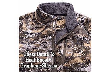 Image of Huntworth Saskatoon Heat Boost Heavyweight Windproof Softshell Hunting Jacket - Mens, Disruption, 4XL, E-9542-DC-4XL
