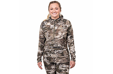 Image of Huntworth Shelton Mid Weight Hoodie - Women's w/ Facemask, Large, Tarnen, E-9554-W-TRN-L