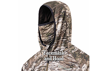 Image of Huntworth Shelton Mid Weight Hoodie - Women's w/ Facemask, Large, Tarnen, E-9554-W-TRN-L