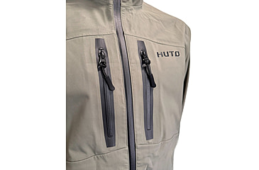 Image of Huto Lifestyle Bone Dry Rain Jacket, Green/Grey, Extra Large, BNERN-JCKT-GRYGRN-XL