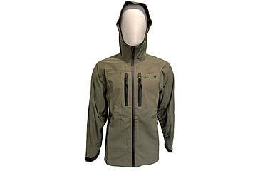 Image of Huto Lifestyle Bone Dry Rain Jacket, Green/Grey, Extra Large, BNERN-JCKT-GRYGRN-XL
