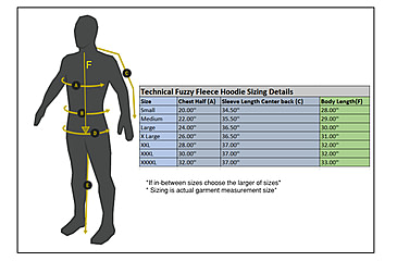 Image of Huto Lifestyle Fuzzy Fleece Hoodie w/Nylon Outer Shell, Grey, Medium, FUZYFLCE-HDIE-GRY-M