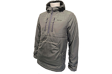 Image of Huto Lifestyle Fuzzy Fleece Hoodie w/Nylon Outer Shell, Grey, Medium, FUZYFLCE-HDIE-GRY-M