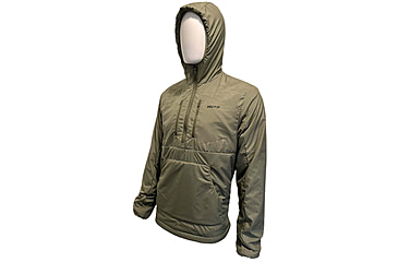 Image of Huto Lifestyle Fuzzy Fleece Hoodie w/Nylon Outer Shell, Ranger Green, Large, FUZYFLCE-HDIE-RNGGRN-L