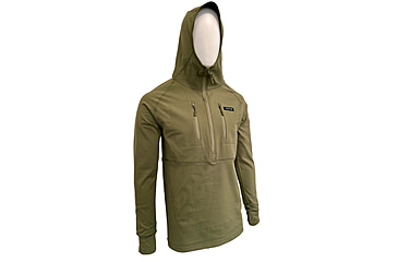 Image of Huto Lifestyle Huto Lifestyle Synthetic Mid-Weight Hoodie/Base Layer, Army Green, Large, SYNTC-WGHT-HDIE-ARMGRN-L