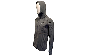 Image of Huto Lifestyle Huto Lifestyle Synthetic Mid-Weight Hoodie/Base Layer, Grey, 3XL, SYNTC-WGHT-HDIE-GRY-XXXL