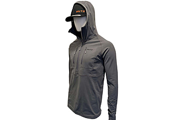 Image of Huto Lifestyle Huto Lifestyle Synthetic Mid-Weight Hoodie/Base Layer, Grey, 3XL, SYNTC-WGHT-HDIE-GRY-XXXL