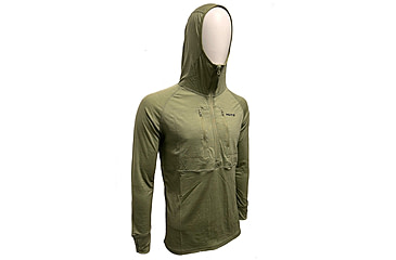 Image of Huto Lifestyle Merino Wool 150GSM Base Layer Hoodie, Ranger Green, 3XL, MR-BSLYR-HDIE-RNGGRN-XXXL