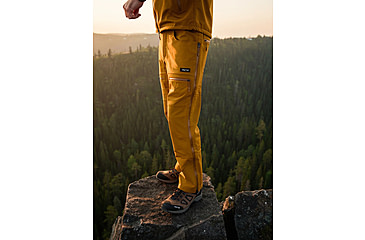 Image of Huto Lifestyle Multi Climate Water Resistant Hunting Pants, Mustard Brown, 40x33, MULTCLIM-PNT-CYTBRN-40
