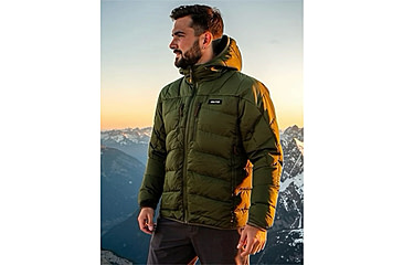 Image of Huto Lifestyle Stalker Down Puffy Jacket, Army Green, 3XL, STLKDWN-JCKT-ARMGRN-XXXL