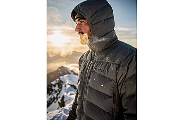 Image of Huto Lifestyle Stalker Down Puffy Jacket, Grey, Small, STLKDWN-JCKT-GRY-S