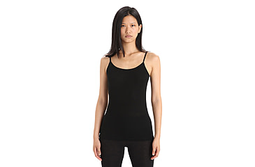 Image of Icebreaker 175 Everyday Cami Thermal Singlet - Womens, Black, Extra Small, IB104469001XS