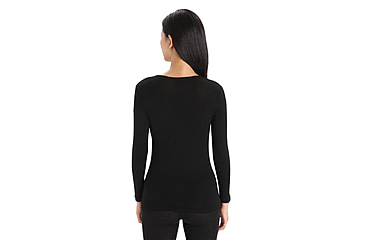 Image of Icebreaker 175 Everyday Long Sleeve Crewe Thermal Top - Women's, Black, Extra Small, IB104471001XS