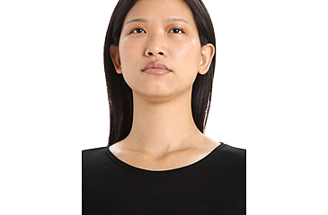 Image of Icebreaker 175 Everyday Long Sleeve Crewe Thermal Top - Womens, Black, Extra Small, IB104471001XS