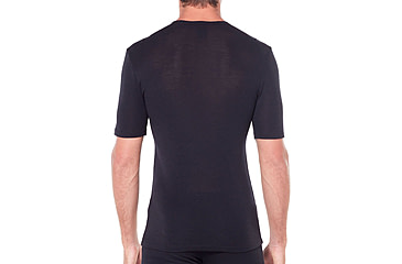 Image of Icebreaker 175 Everyday Short Sleeve Crewe Thermal Top - Mens, Black, Small, 104482001S