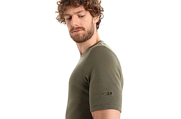 Image of Icebreaker 175 Everyday Short Sleeve Crewe Thermal Top - Mens, Loden, Medium, IB104482069M
