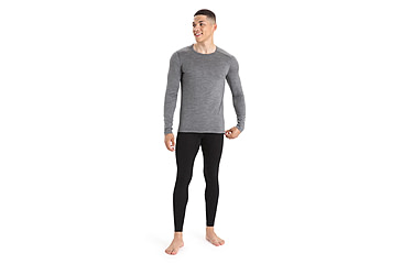 Image of Icebreaker 200 Oasis Leggings w/ Fly - Mens, Black, Extra Small, IB104370001XS