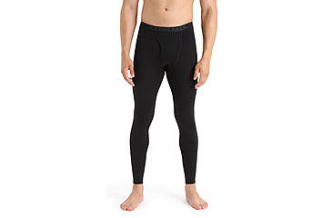 Image of Icebreaker 200 Oasis Leggings w/ Fly - Men's, Black, Extra Small, IB104370001XS