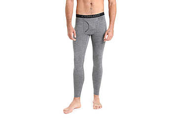 Image of Icebreaker 200 Oasis Leggings w/ Fly - Mens, Gritstone Heather, 2XL, IB104370013XXL