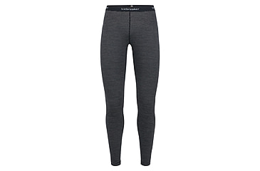 Image of Icebreaker 200 Oasis Leggings - Womens, Black Stripe, Small, 104383010S