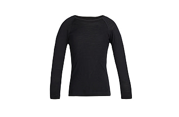 Image of Icebreaker 200 Oasis Long Sleeve Crewe - Kids, Black, 2US, IB1045010012