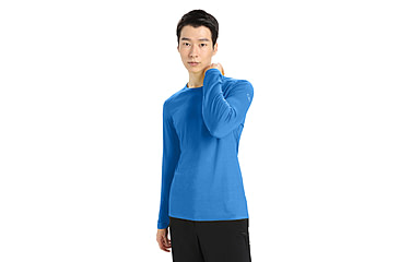 Image of Icebreaker 200 Oasis Long Sleeve Crewe - Mens, Lazurite, Large, IB104365580L