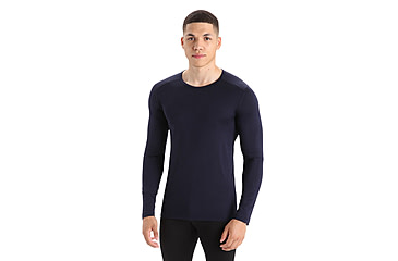 Image of Icebreaker 200 Oasis Long Sleeve Crewe - Mens, Midnight Navy, 3XL, IB1043654013XL