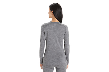 Image of Icebreaker 200 Oasis Long Sleeve Crewe - Womens, Gritstone Heather, Large, IB104375013L