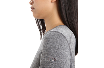 Image of Icebreaker 200 Oasis Long Sleeve Crewe - Womens, Gritstone Heather, Large, IB104375013L