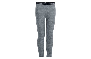 Image of Icebreaker 200 Oasis Thermal Leggings - Kids, Gritstone Heather, 3US, IB1045030133
