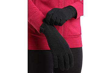 Image of Icebreaker 260 Tech Glove Liners, Black, Medium, IB104827001M