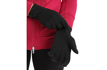 Image of Icebreaker 260 Tech Glove Liners, Black, Medium, IB104827001M