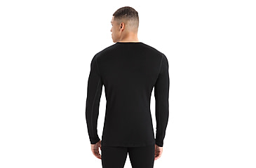 Image of Icebreaker 260 Tech Long Sleeve Crewe Thermal Top - Men's, Black, 3XL, IB1043710013XL