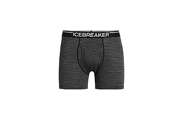 Image of Icebreaker Anatomica Boxers w/ Fly - Men's, Gritstone Heather, 2XL, IB103030038XXL