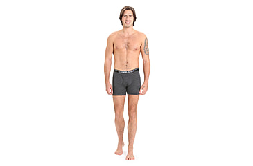 Image of Icebreaker Anatomica Boxers w/ Fly - Mens, Jet Heather, 2XL, IB103030011XXL