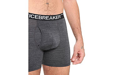 Image of Icebreaker Anatomica Boxers w/ Fly - Mens, Jet Heather, 2XL, IB103030011XXL