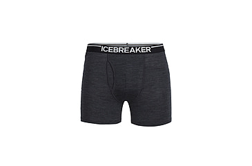 Image of Icebreaker Anatomica Boxers w/ Fly - Men's, Jet Heather, Medium, IB103030011M