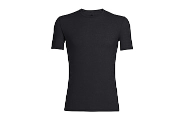Image of Icebreaker Anatomica Short Sleeve Crewe T-Shirt - Men's, Black, 2XL, IB103033001XXL
