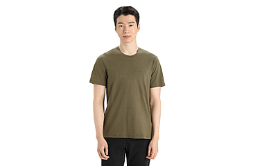 Image of Icebreaker Central Classic Short Sleeve T-Shirt - Mens, Loden, Medium, IB0A56JX069M