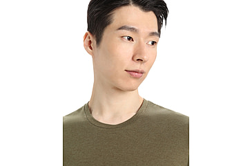 Image of Icebreaker Central Classic Short Sleeve T-Shirt - Mens, Loden, Medium, IB0A56JX069M