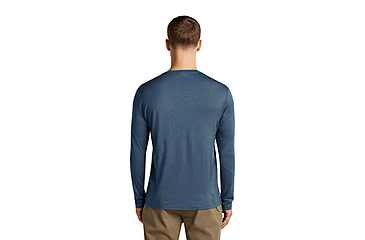 Image of Icebreaker Merino 150 Tech Lite Long Sleeve IB Vertical Tee - Mens