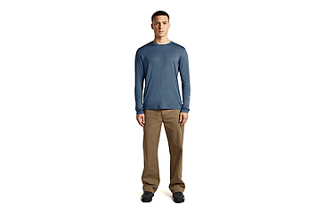 Image of Icebreaker Merino 150 Tech Lite Long Sleeve IB Vertical Tee - Mens