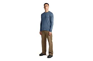Image of Icebreaker Merino 150 Tech Lite Long Sleeve IB Vertical Tee - Mens