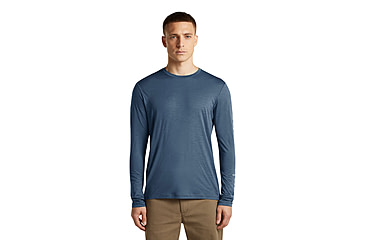 Image of Icebreaker Merino 150 Tech Lite Long Sleeve IB Vertical Tee - Mens