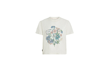 Image of Icebreaker Merino 150 Tech Lite Short Sleeve Crop NZ Flora T-Shirt - Womens