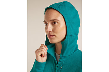Image of Icebreaker Merino 260 Quantum Long Sleeve Zip Hoodie - Womens