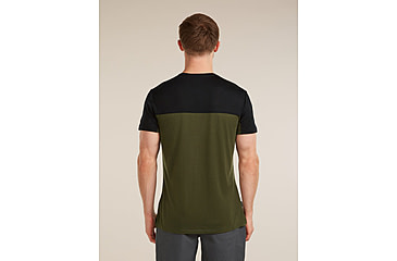 Image of Icebreaker Merino Blend 125 Cool-Lite Sphere Short Sleeve T-Shirt Colour Block - Mens