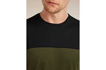 Image of Icebreaker Merino Blend 125 Cool-Lite Sphere Short Sleeve T-Shirt Colour Block - Mens