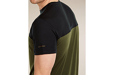 Image of Icebreaker Merino Blend 125 Cool-Lite Sphere Short Sleeve T-Shirt Colour Block - Mens